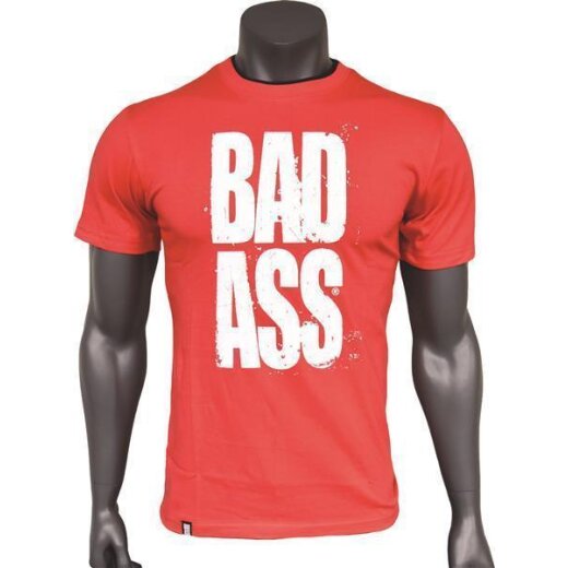 BAD ASS T-shirt Double Neck - model 01 RED - S