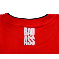 BAD ASS T-shirt Double Neck - model 01 RED - M