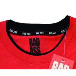 BAD ASS T-shirt Double Neck - model 01 RED - M