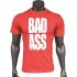 BAD ASS T-shirt Double Neck - model 01 RED - M