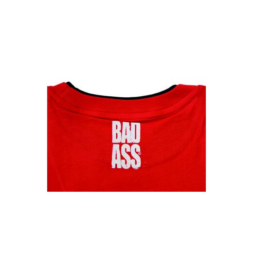 BAD ASS T-shirt Double Neck - model 01 RED - L