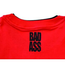 BAD ASS T-shirt Double Neck - model 02 RED