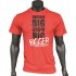 BAD ASS T-shirt Double Neck - model 02 RED - M