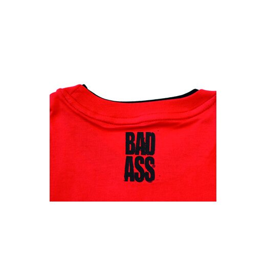 BAD ASS T-shirt Double Neck - model 02 RED - L
