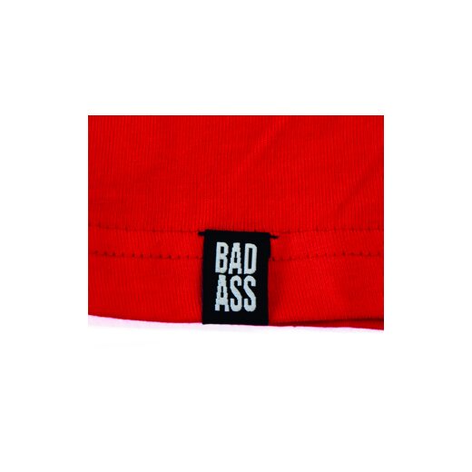 BAD ASS T-shirt Double Neck - model 02 RED - L