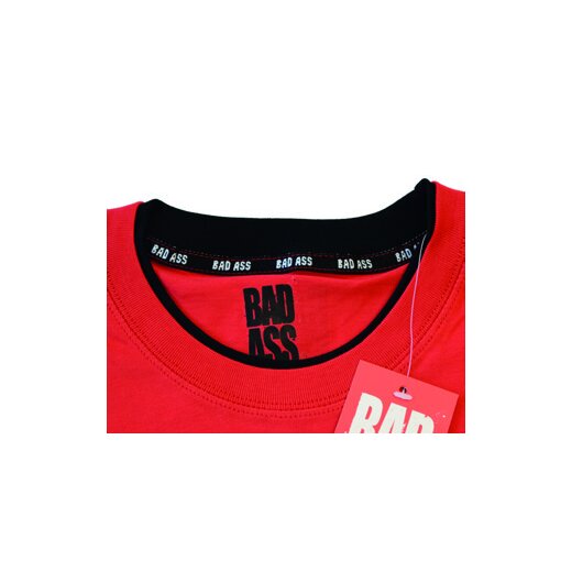 BAD ASS T-shirt Double Neck - model 02 RED - L