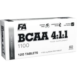 FA Nutrition BCAA 4:1:1 1100mg - 120Tabs