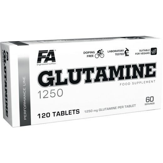 FA Nutrition GLUTAMINE 1250mg - 120Tabs