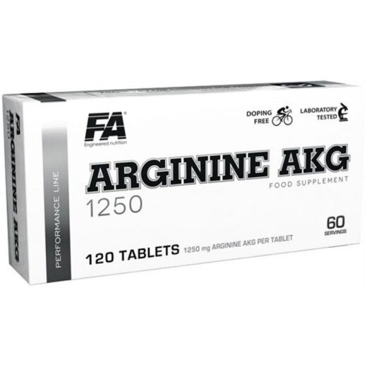 FA Nutrition ARGININE AKG 1250mg - 120Tabs