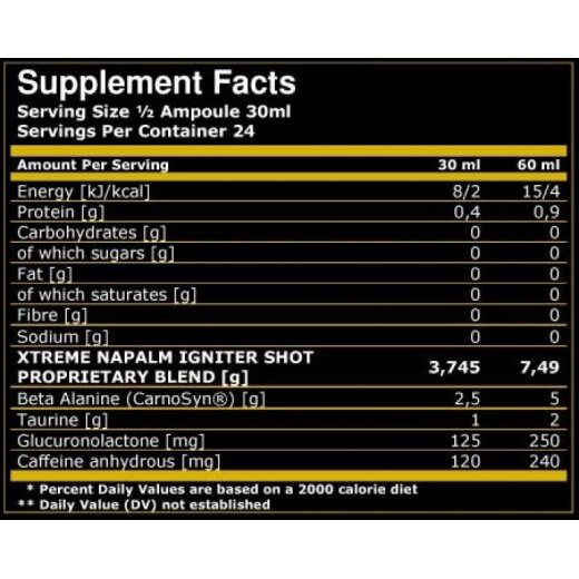 FA Nutrition Xtreme Napalm SHOT 60ml - Grapefruit -12er Pack