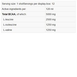 Kevin Levrone Signature Series Levro BCAA shot 120ml 12er Pack