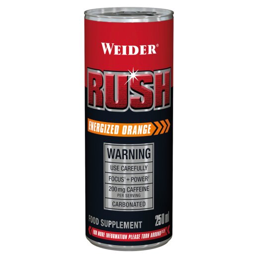 Weider Rush 250ml - Energized Orange