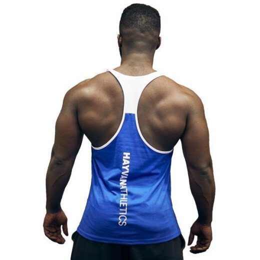 Hayvan Athletics Contrast Stringer Blau