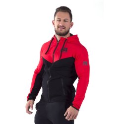 FA Sportswear Hoodie Jacket 01 Basic Black Red