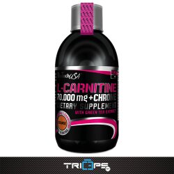 BioTech USA L-Carnitine 70.000 + Chrom 500ml - Orange
