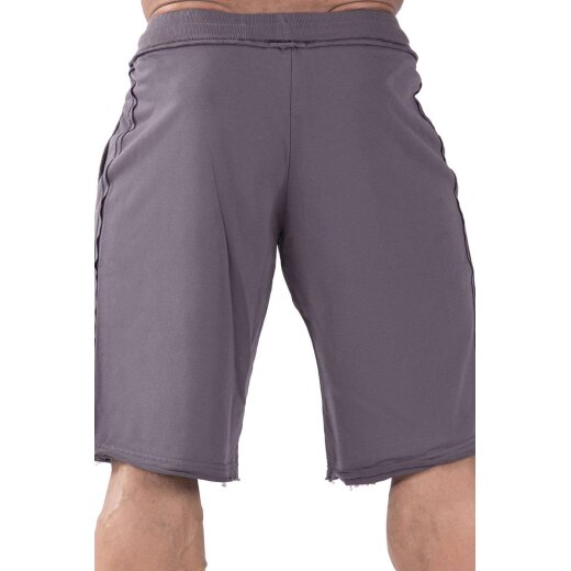 FA Muscle Nation Sweatshorts 01 Washed Grey