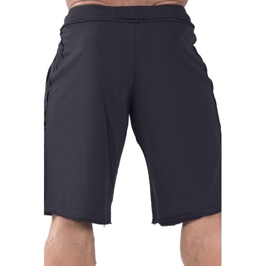 FA Muscle Nation Sweatshorts 01 Washed Black