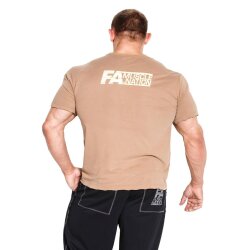 FA Muscle Nation T-shirt 01 Basic Washed Brown