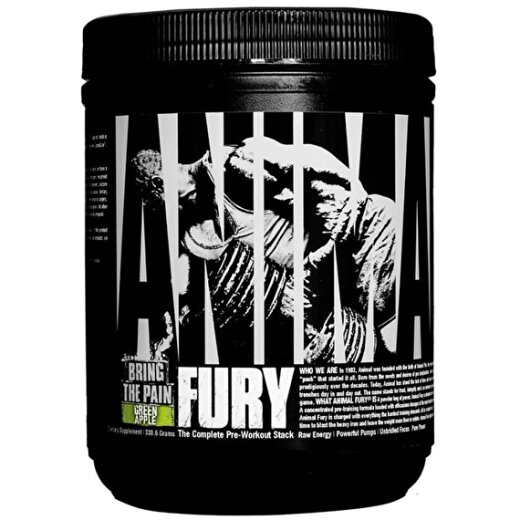 Universal Nutrition Animal Fury 82,65g - Green Apple