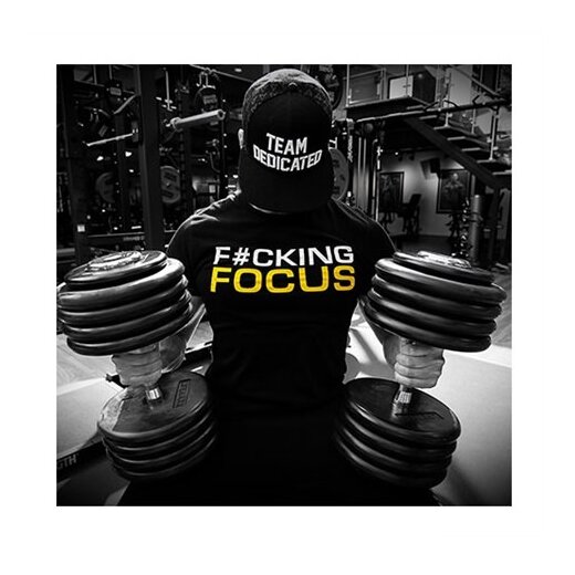 Dedicated Nutrition T-Shirt "F#cking Focus"