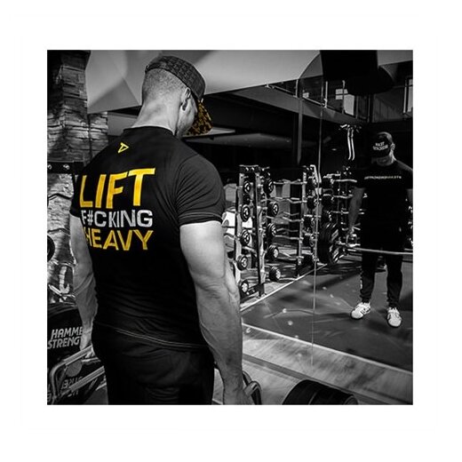 Dedicated Nutrition T-Shirt "Lift F#cking Heavy"