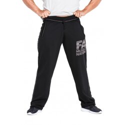 FA Muscle Nation Sweatpants 01 Drawcord Washed Black