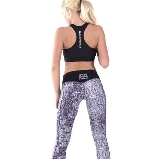FA Sportswear Leggins 01 Grey Pixel