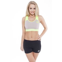 FA Sportswear Bra 01 W Form Grey-Neon Flash