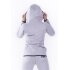 FA Sportswear Hoodie Jacket 01 W Grey-Neon Flash