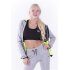 FA Sportswear Hoodie Jacket 01 W Grey-Neon Flash