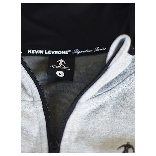 Kevin Levrone Hoodie Jacket 01 LW Melange Grey