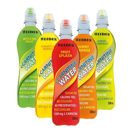 Weider L-Carnitine Water 500ml - Fruit Splash EWP