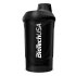 BioTech USA Shaker Wave 600ml - Black-Smoked
