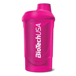 BioTech USA Shaker Wave 600ml - Magenta