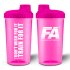 FA Nutrition Shaker 700ml - NEON PINK "TRAIN FOR IT"