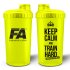 FA Nutrition Shaker 700ml - NEON GELB "KEEP CALM"