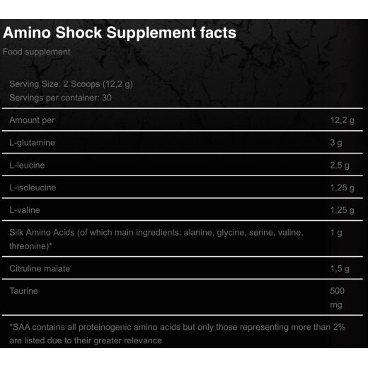 GEAR Nutrition Amino Shock 366g - Fruit Punch