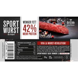Grillido Sportwurst Original 25g