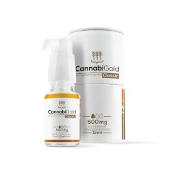 CannabiGold Classic 12ml 500mg - natürliches CBD...