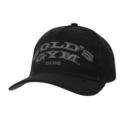 Golds Gym Curved Cap - black