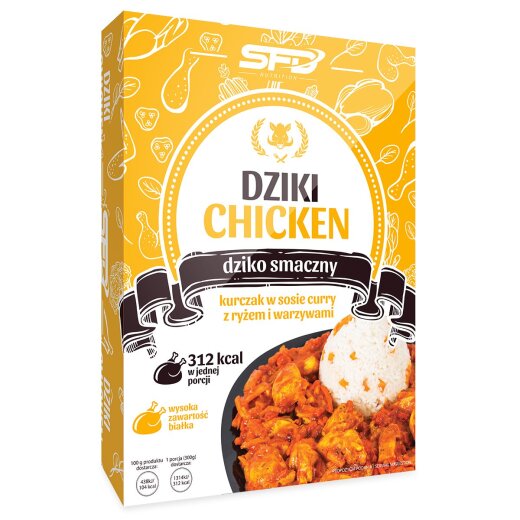 SFD Chicken in curry sauce with rice and vegetables 300g
