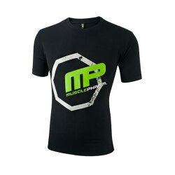 MusclePharm Mens T-Shirt Octagon Black - XXL