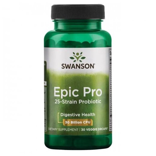 Swanson Epic Pro 25-Strain Probiotic 30caps