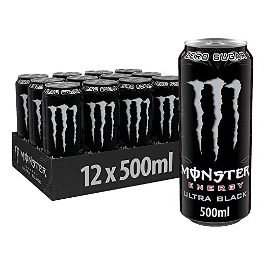 Monster Energy Ultra 12x 500ml Black