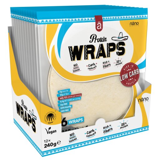 Nano Supps Protein Wraps 6x40g