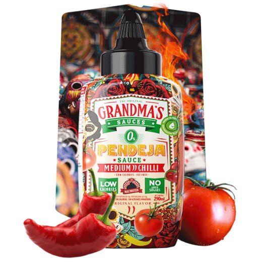 Max Protein Grandmas Sauces 290ml Pendeja Medium Chilli