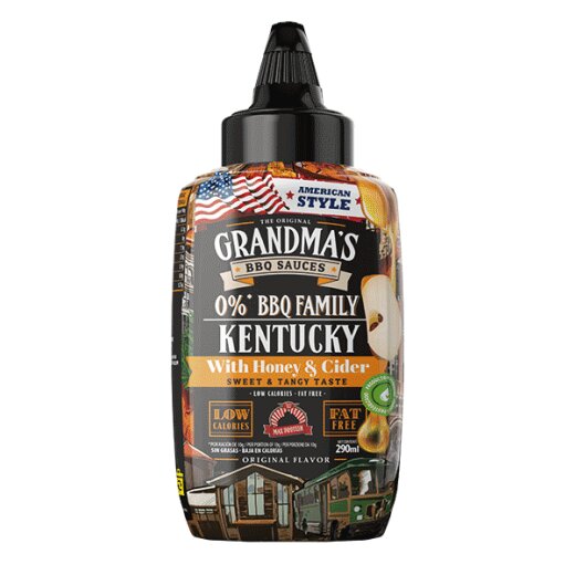 Max Protein Grandmas BBQ Sauces 290ml Kentucky With Honey & Cider