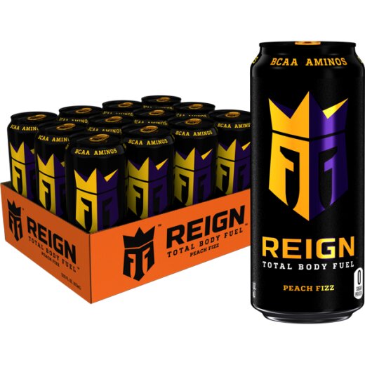 REIGN 500ml Peach Fizz