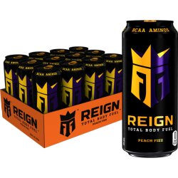 REIGN 500ml Peach Fizz