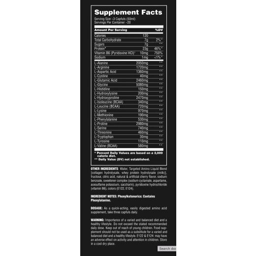 Universal Nutrition Amino Liquid 1000ml